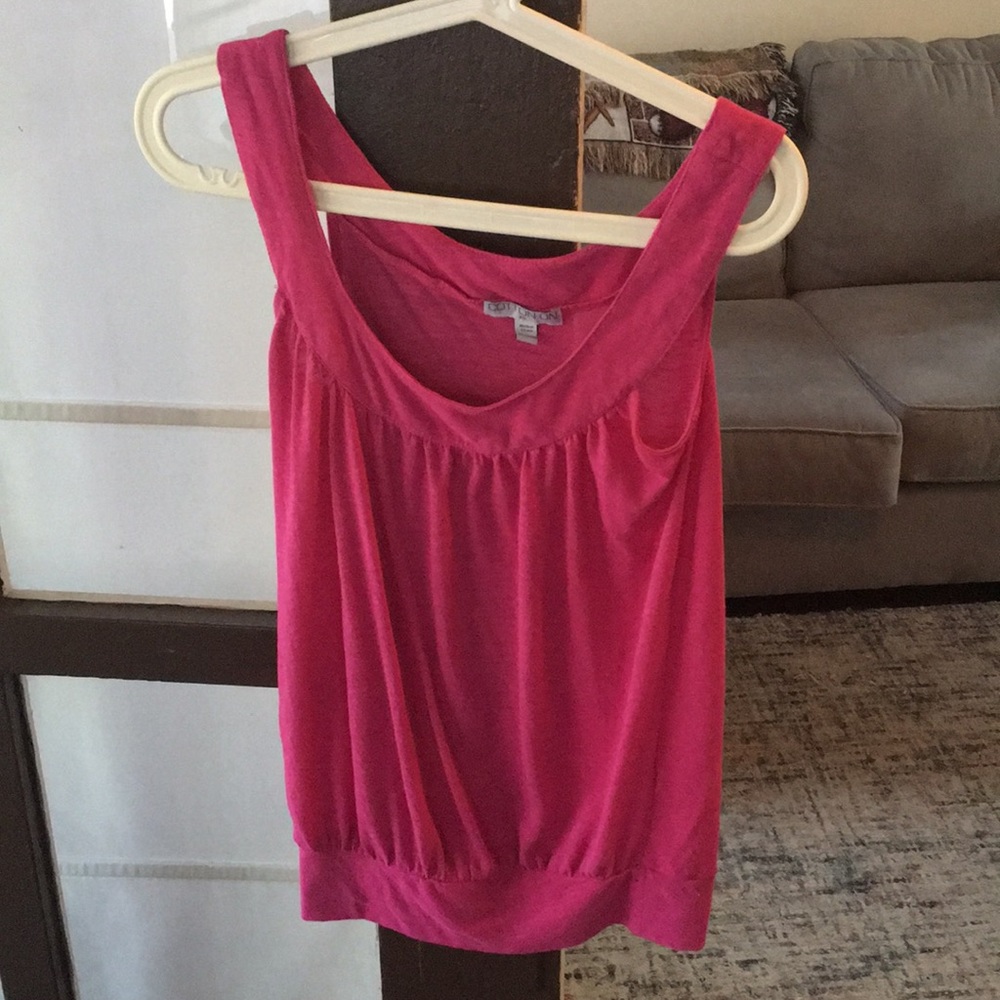 Pink tank top